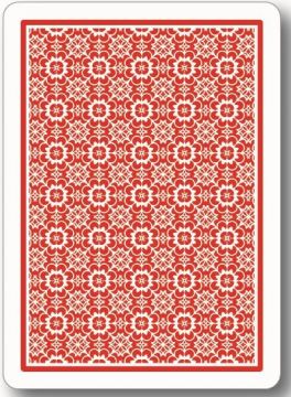 Black Jack Rose Playing Cards - Red